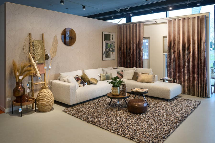 Sfeerbeeld in de showroom